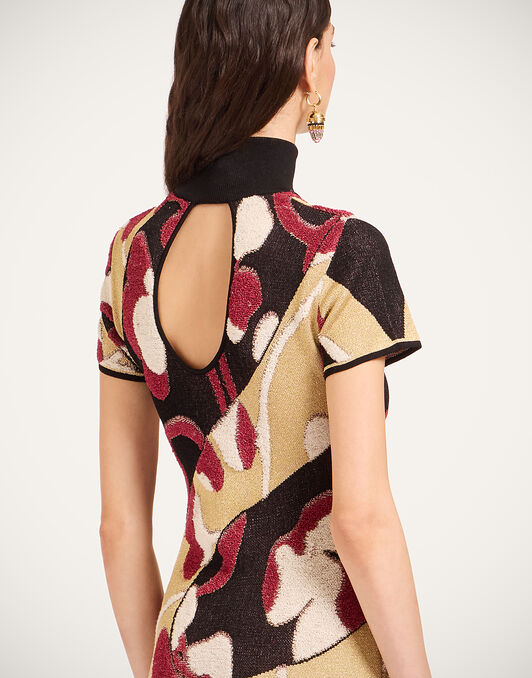 Herald Long Dress La DoubleJ: Multicolor Gold Herald Long Dress La DoubleJ: Multicolor Gold DRE0993KNI185