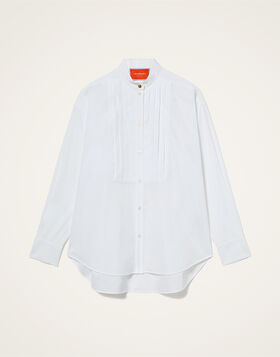 Oversize Peggy Shirt La DoubleJ: Solid White SHI0150COT064