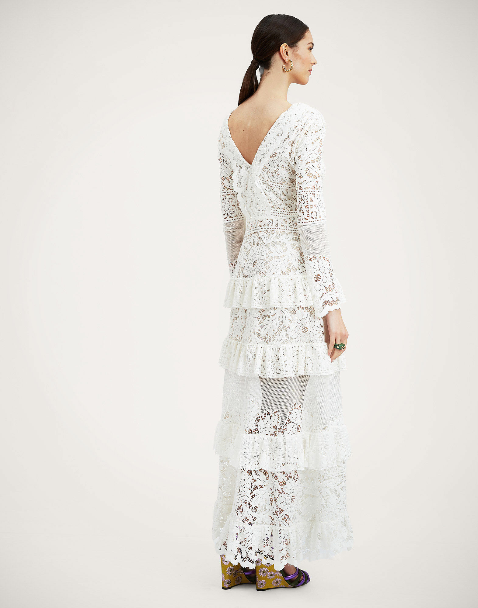 Footloose Lacey Dress La DoubleJ: White Footloose Lacey Dress La DoubleJ: White DRE0626EMB028