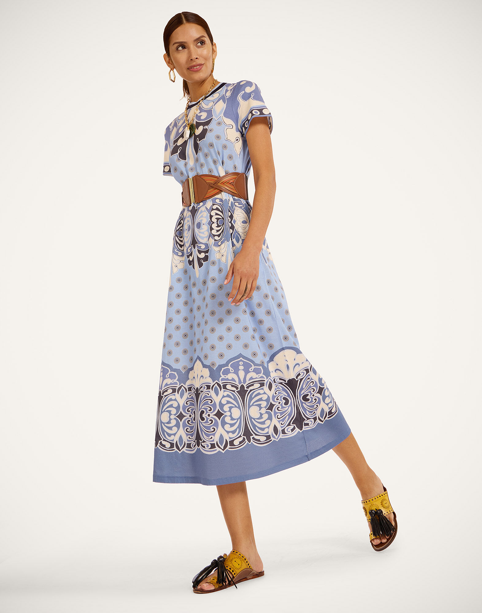 Sporty Swing Dress La DoubleJ: Cocoon Placée Blue Sporty Swing Dress La DoubleJ: Cocoon Placée Blue DRE1106JER085