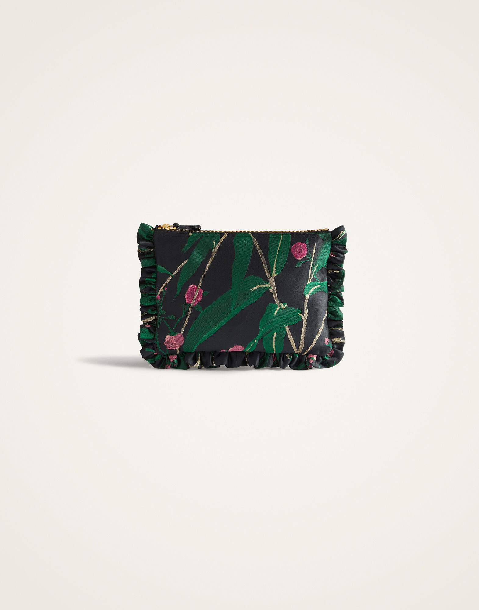 Hand Pochette La DoubleJ: Bamboo Black BAG0059JCQ119