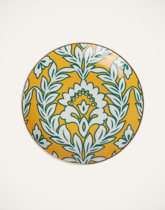 Side Plates Set Of 2 La DoubleJ: Yellow - Violet Garland Side Plates Set Of 2 La DoubleJ: Yellow - Violet Garland SID0002CER001