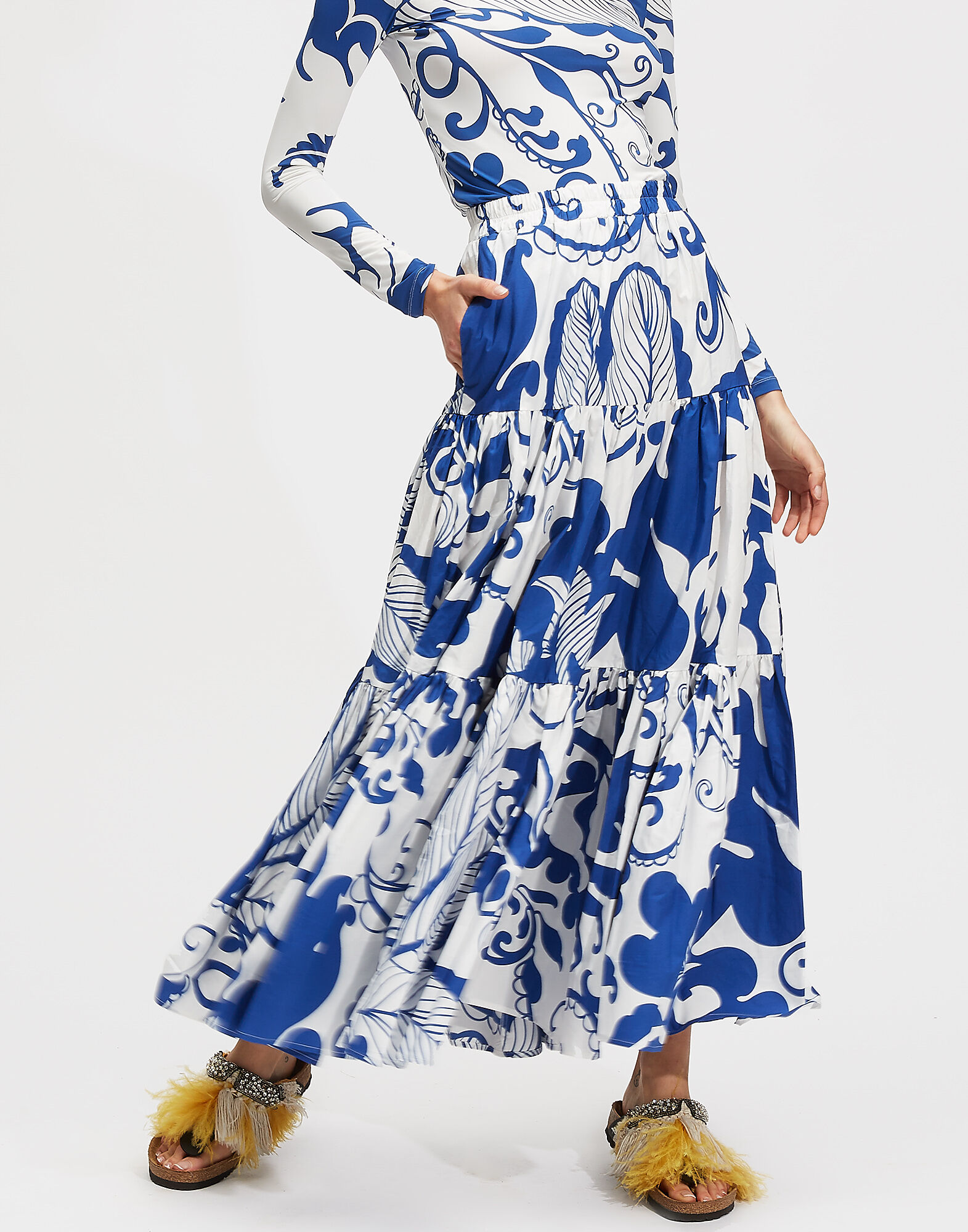 Big Skirt La DoubleJ: Marea Blu Big Skirt LaDoubleJ: Marea Blu SKI0001COT020