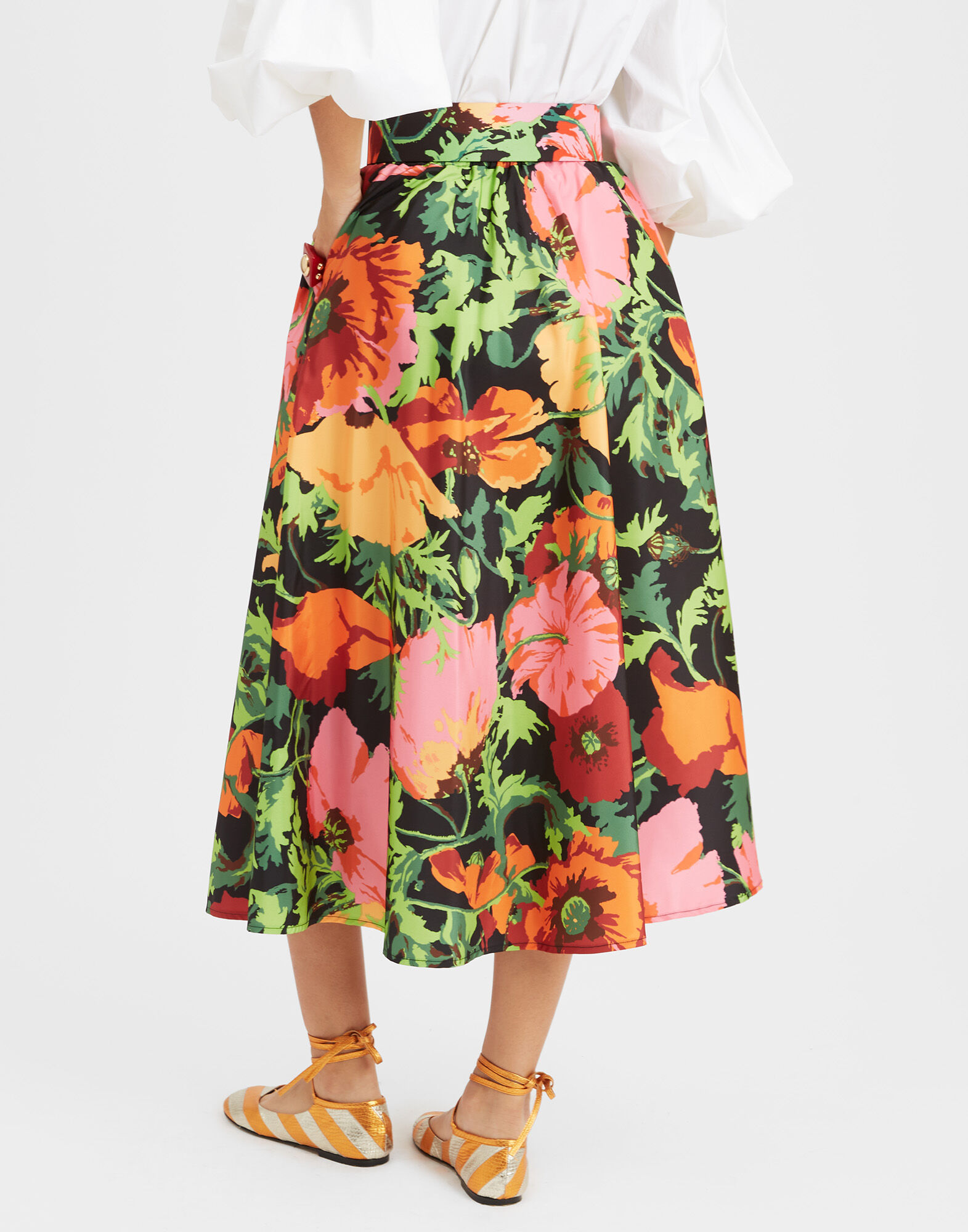 Drawstring Skirt La DoubleJ: Wonderland Black Drawstring Skirt La DoubleJ: Wonderland Black SKI0106SIL006