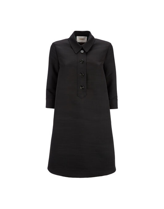 Short Artemis Dress LaDoubleJ: Solid Black DRE0180CAD001