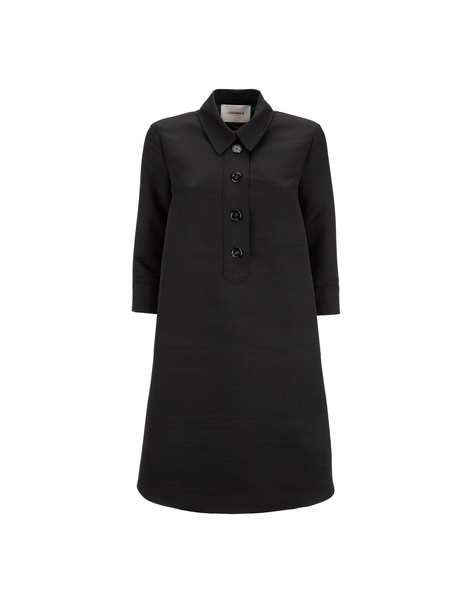 Short Artemis Dress LaDoubleJ: Solid Black DRE0180CAD001
