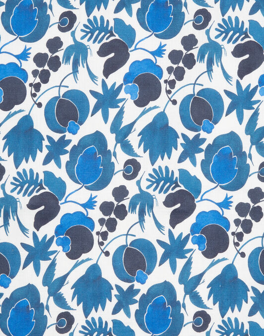 Large Tablecloth La DoubleJ: Wildbird Blu Large Tablecloth La DoubleJ: Wildbird Blu TBC0003LIN001