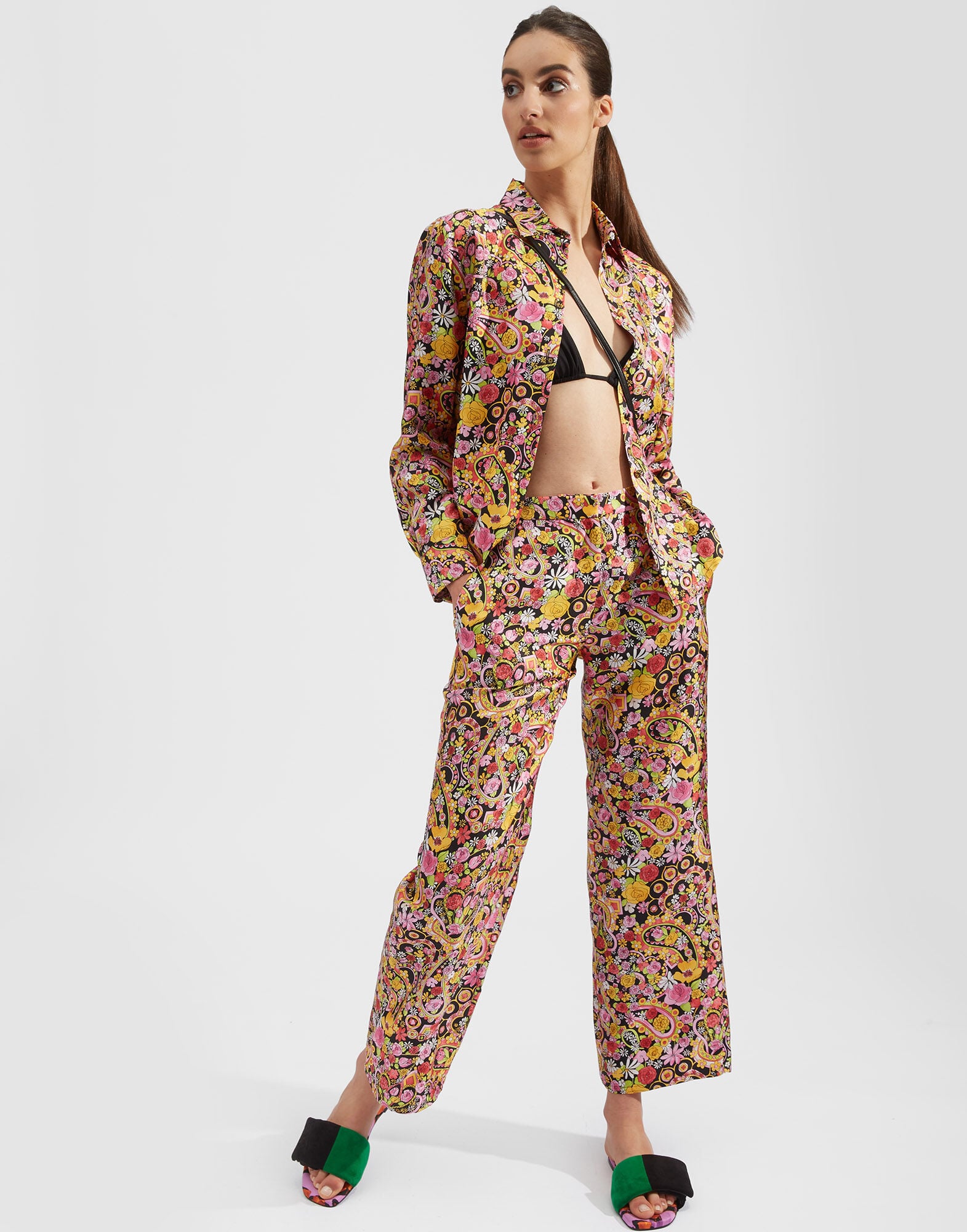 Boy Shirt La DoubleJ: Tripping Nero SHI0040SIL006