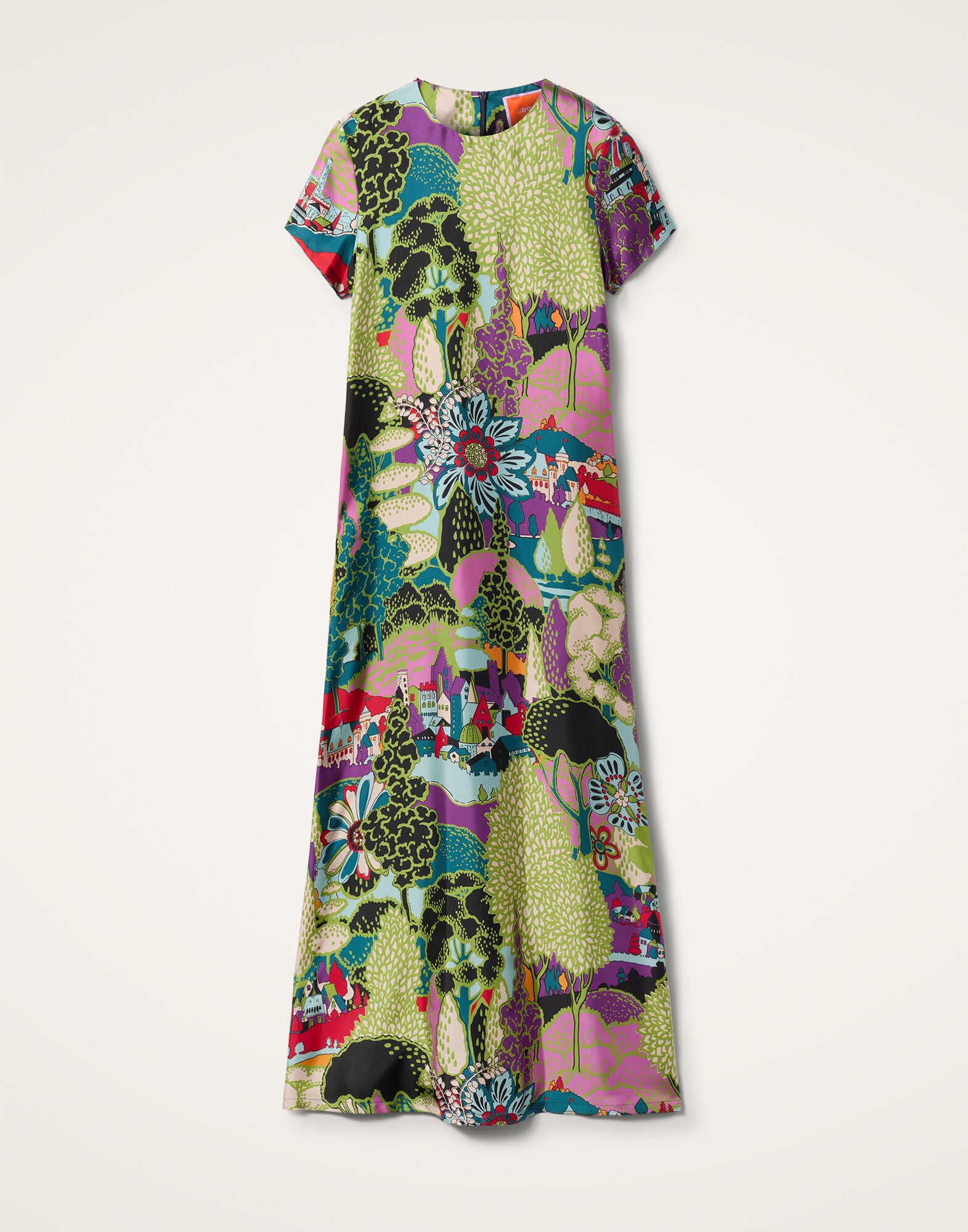 Swing Dress La DoubleJ: Paesaggio DRE0001SIL001