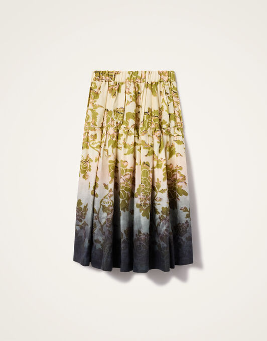 Gala Skirt La DoubleJ: Oasis Ombré Placée Green & Black Gala Skirt La DoubleJ: Oasis Ombré Placée Green & Black SKI0202LIN014