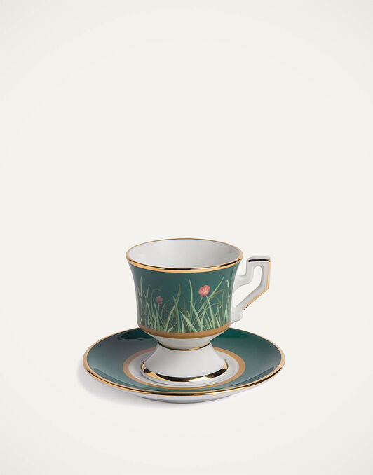 Espresso Cup & Saucer Set of 2 La DoubleJ: Libellula Espresso Cup & Saucer Set of 2 La DoubleJ Housewives: Libellula DIS0007CER001