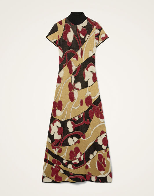 Herald Long Dress La DoubleJ: Multicolor Gold Herald Long Dress La DoubleJ: Multicolor Gold DRE0993KNI185