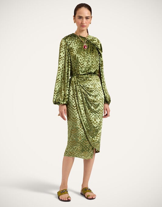 Brigid Top La DoubleJ: Verona Green Brigid Top La DoubleJ: Verona Green TOP0228VEL021