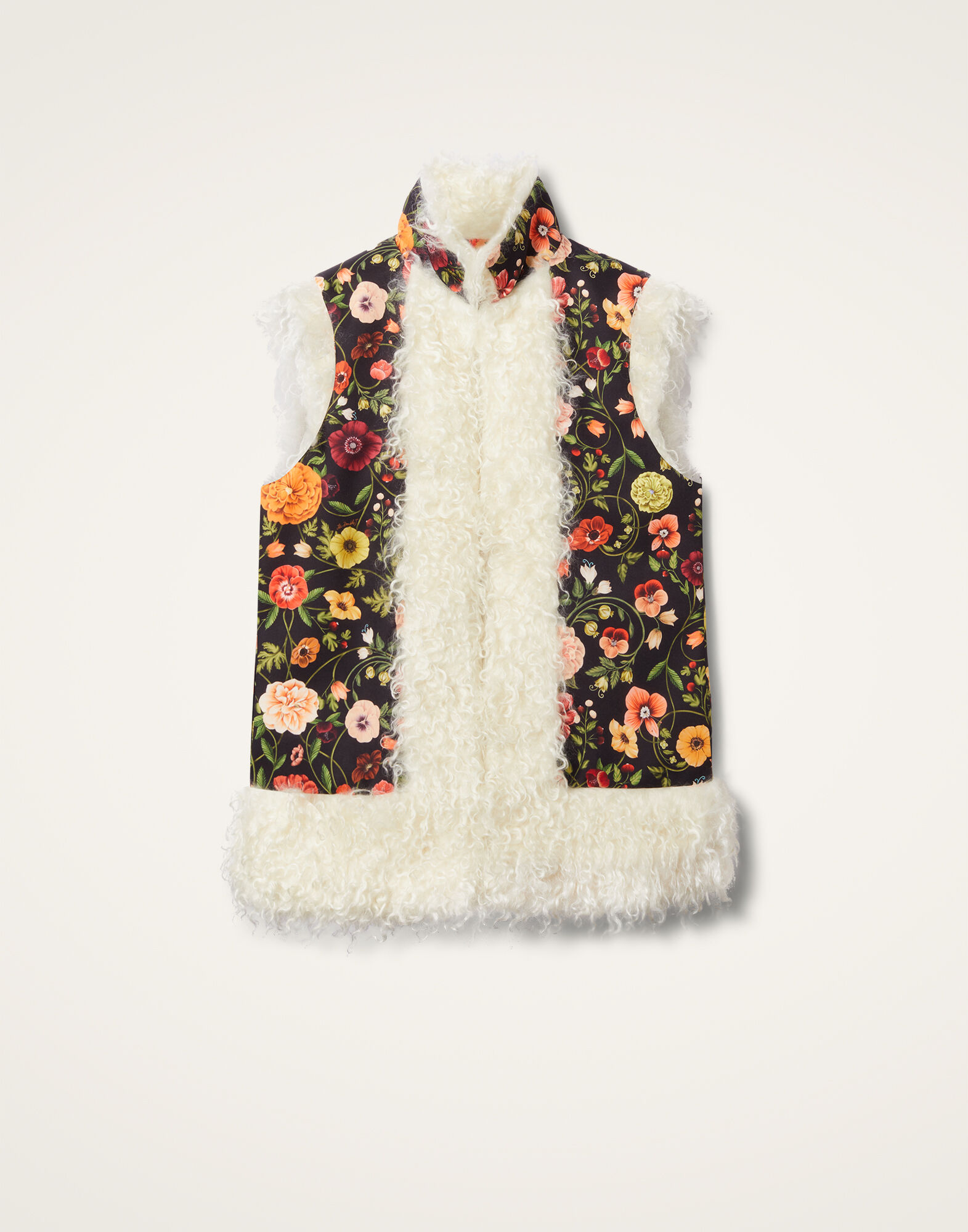 Sleeveless Folk Jacket La DoubleJ: Botticelli Black Sleeveless Folk Jacket La DoubleJ: Botticelli Black JAC0046JER034