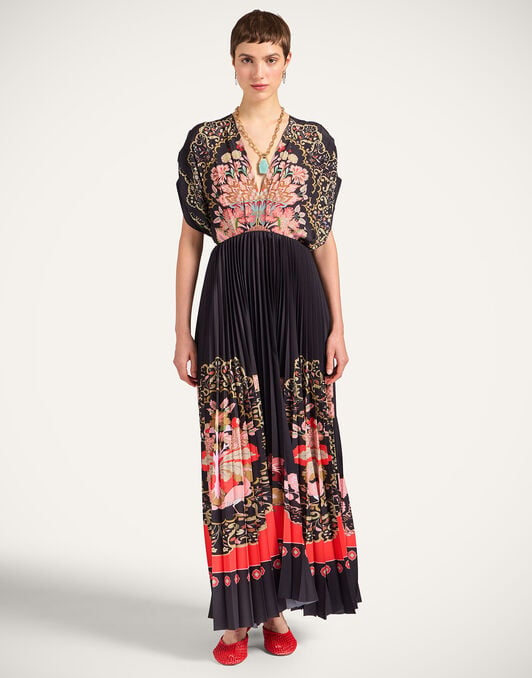 Accordion Dress La DoubleJ: Cornucopia Placée Black Accordion Dress La DoubleJ: Cornucopia Placée Black DRE0991CHF007