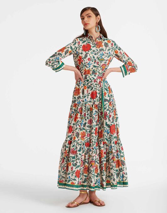 Bellini Dress La DoubleJ: Dragonflower Mini Multicolor Bellini Dress La DoubleJ: Dragonflower Mini Multicolor DRE0016COT003