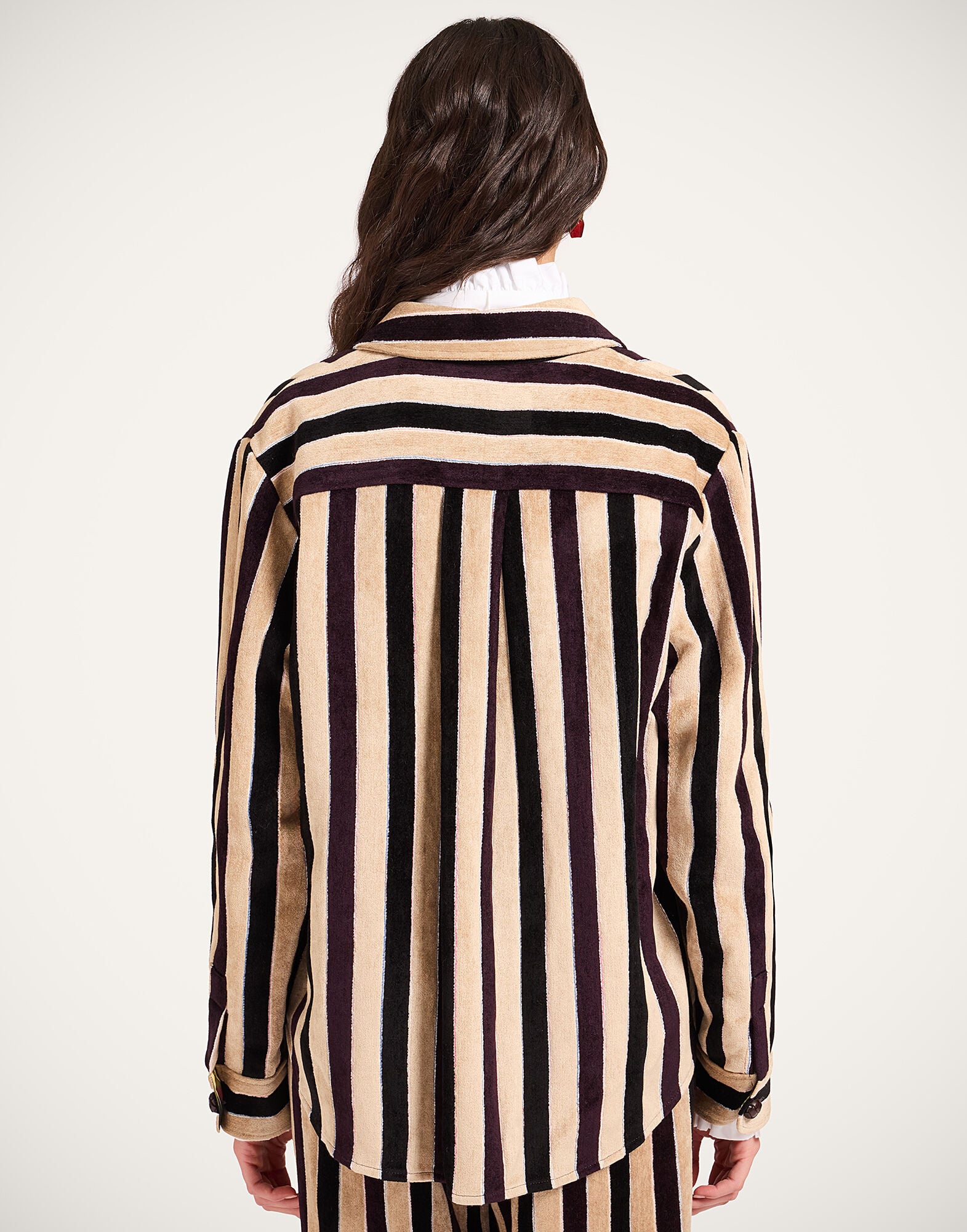 Better Than Your Boyfriend's Jacket La DoubleJ: Stripes Light Beige Better Than Your Boyfriend's Jacket La DoubleJ: Stripes Light Beige JAC0112VIS026