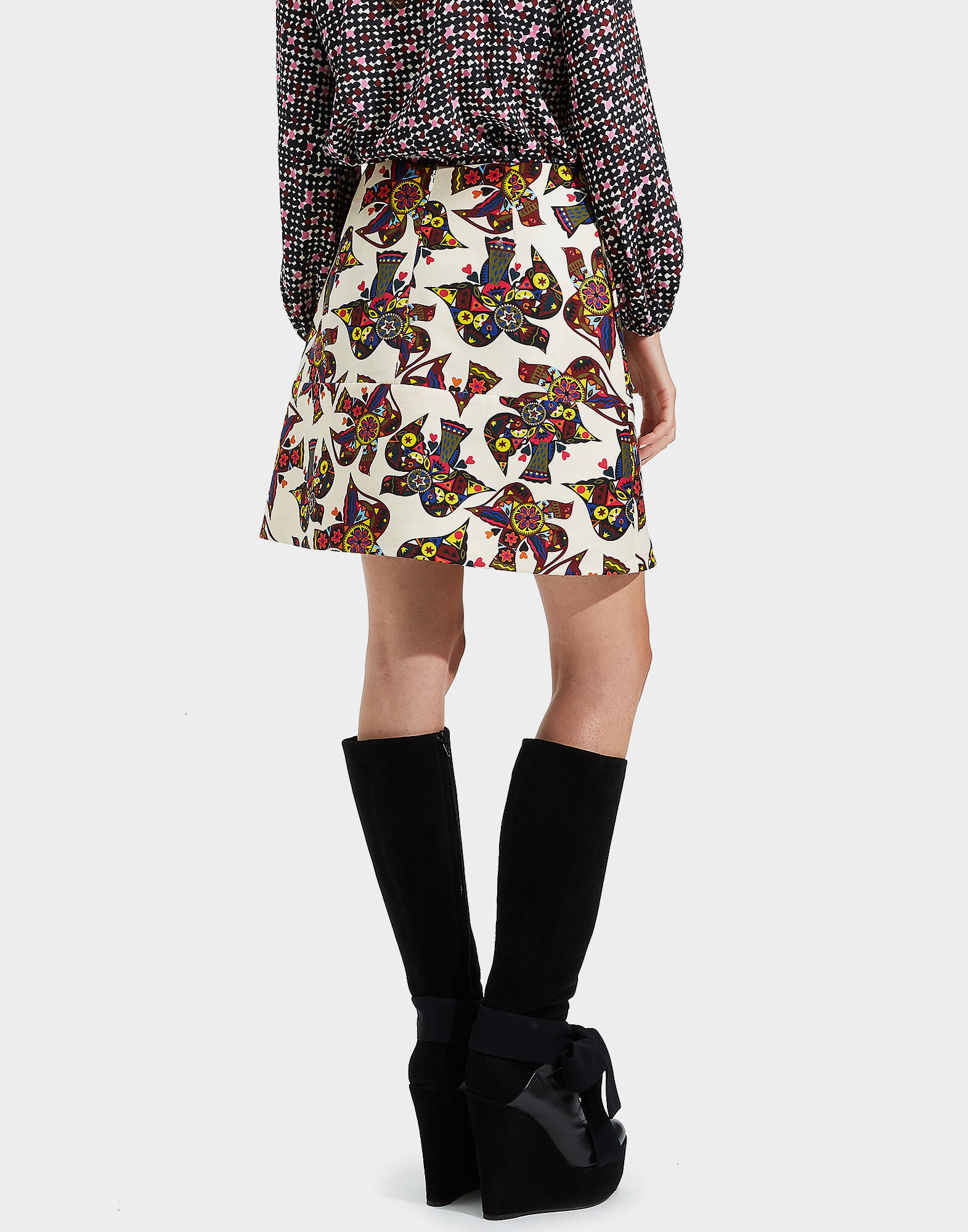 Mini Skirt La DoubleJ: Piccolo Dove Mini Skirt LaDoubleJ: Piccolo Dove SKI0027CAD001