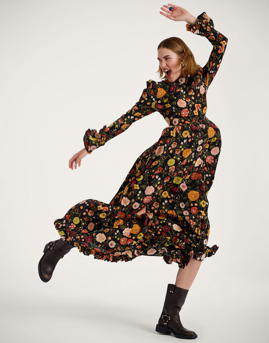 Visconti Dress La DoubleJ: Botticelli Black DRE0041CRE001