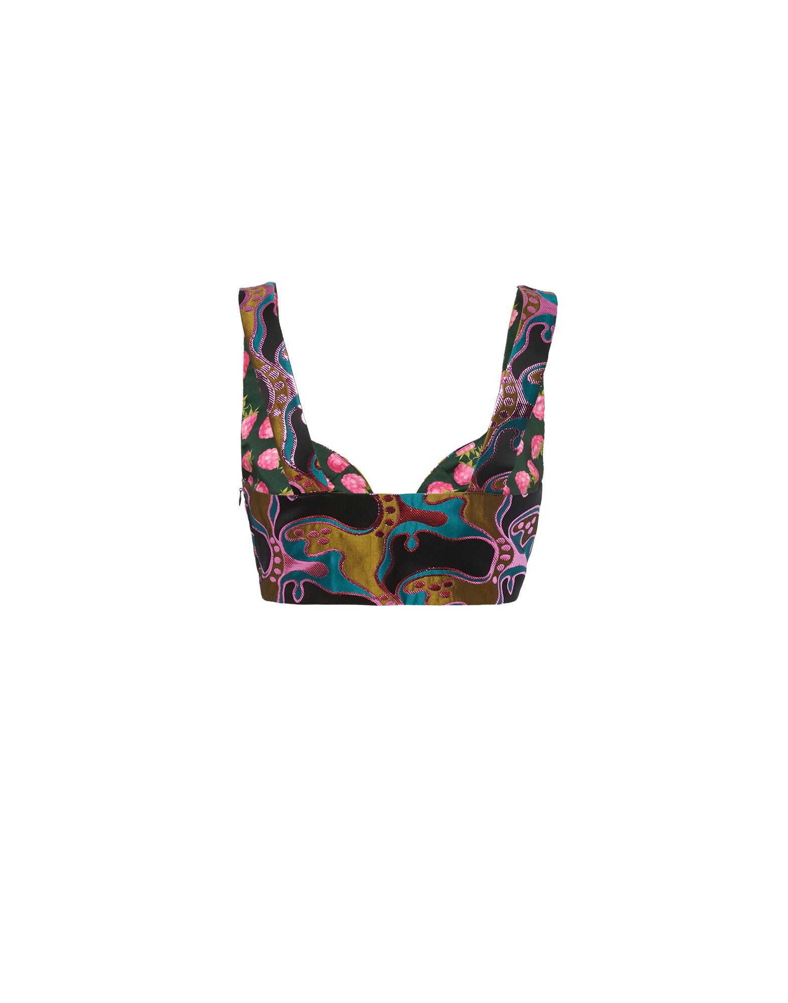Baia Crop Top La DoubleJ: Spritz Blue Petrol Baia Crop Top La DoubleJ: Spritz Blue Petrol TOP0113JCQ062