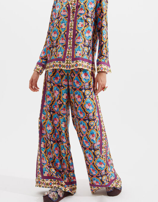 Palazzo Pants La DoubleJ: Matisse Placée TRO0026SIL006