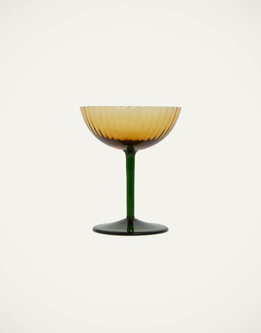 Champagne Coupe Set of 4 La DoubleJ: Rainbow Mix Champagne Coupe Set of 4 La DoubleJ: Rainbow Mix GLA0013MUR001