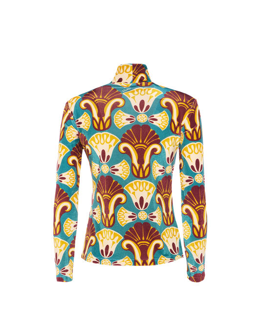 Turtleneck La DoubleJ: Dendera Light Blue SHI0030VEL006