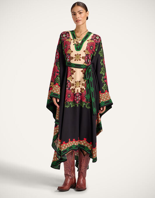 Karis Kaftan La DoubleJ: Bounty Placée Red DRE0935VIS027