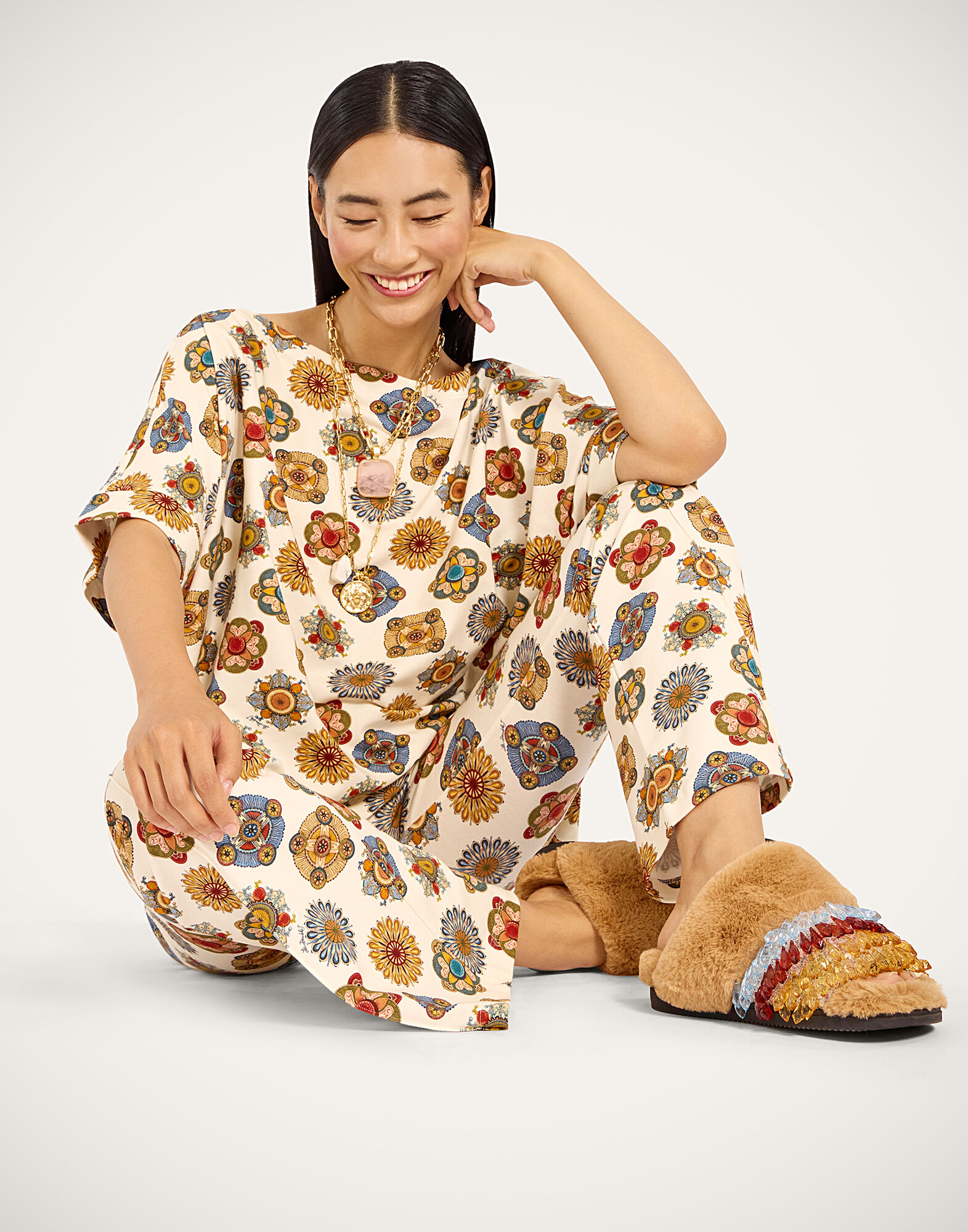 Meditation Pants La DoubleJ: Nucleus Off White Meditation Pants La DoubleJ: Nucleus Off White TRO0147JER020