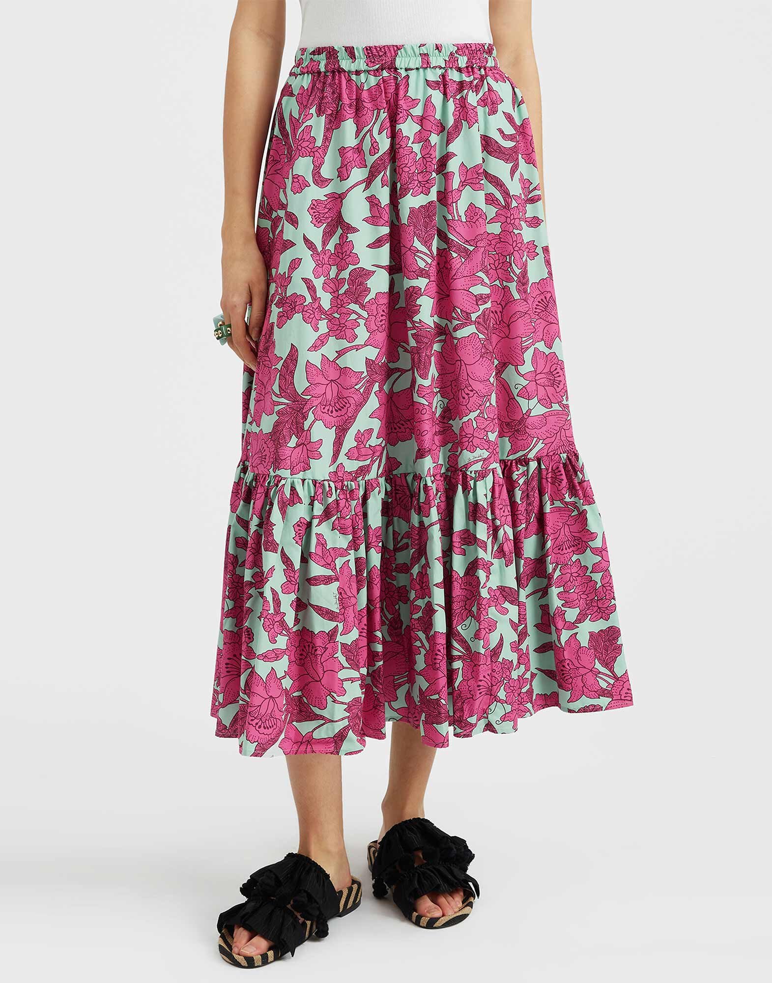 Sunset Skirt La DoubleJ: Lilium Purple Sunset Skirt La DoubleJ: Lilium Purple SKI0068COT039