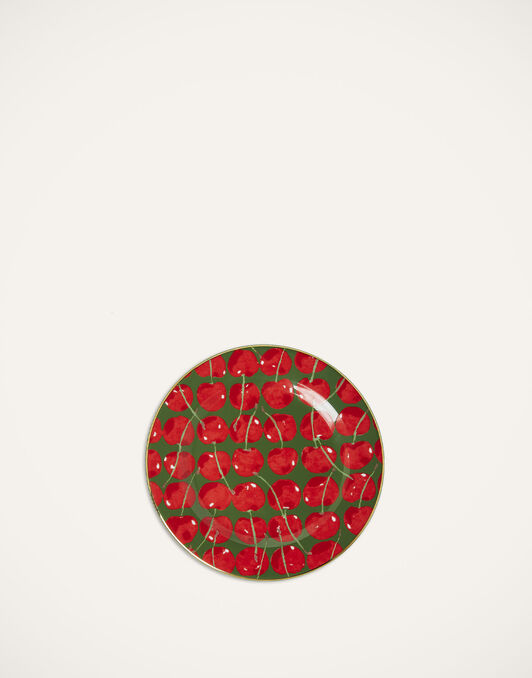 Dessert Plates Set Of 2 La DoubleJ: Cherries Verde Dessert Plates Set Of 2 La DoubleJ: Cherries Verde DIS0063CER001
