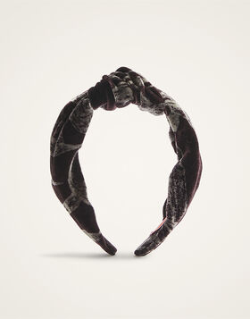Love Knot Headband La DoubleJ: Bamboo Burgundy HEB0015DEV004