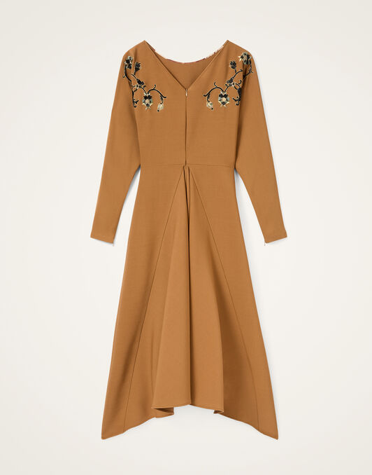 9 To 5 Dress La DoubleJ: Solid Tobacco DRE1145VIS035