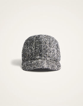 Babeball Cap La DoubleJ: Solid Black & White HAT0023WOL031