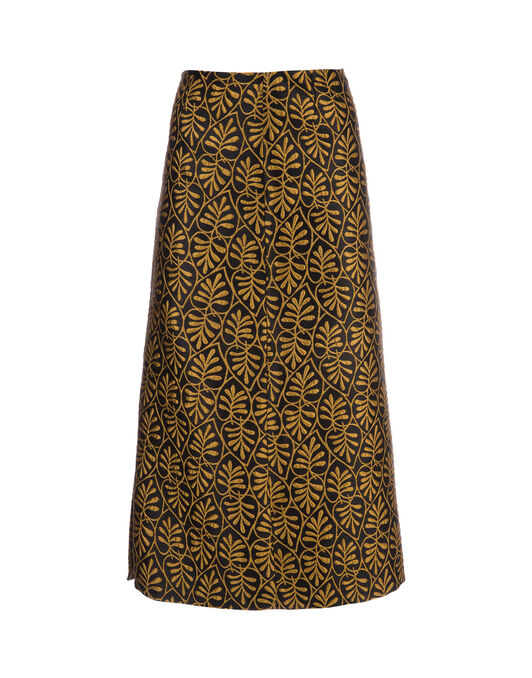 Pencil Skirt La DoubleJ: Foglie Pencil Skirt LaDoubleJ: Foglie fw18_look_12