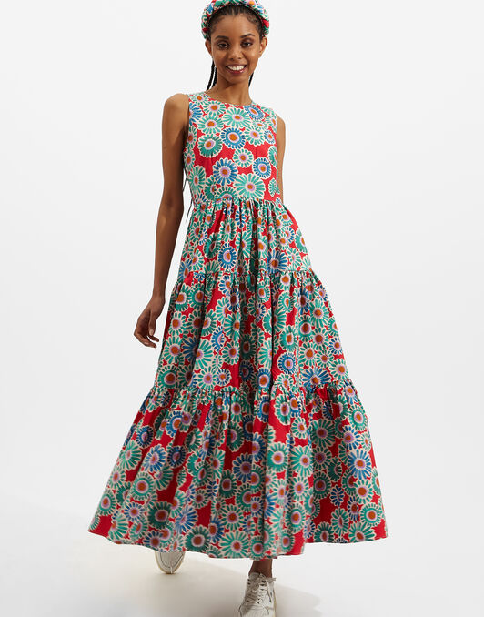 Sleeveless Big Dress La DoubleJ: Crazy Daisy Sleeveless Big Dress La DoubleJ: Crazy Daisy DRE0185COT001