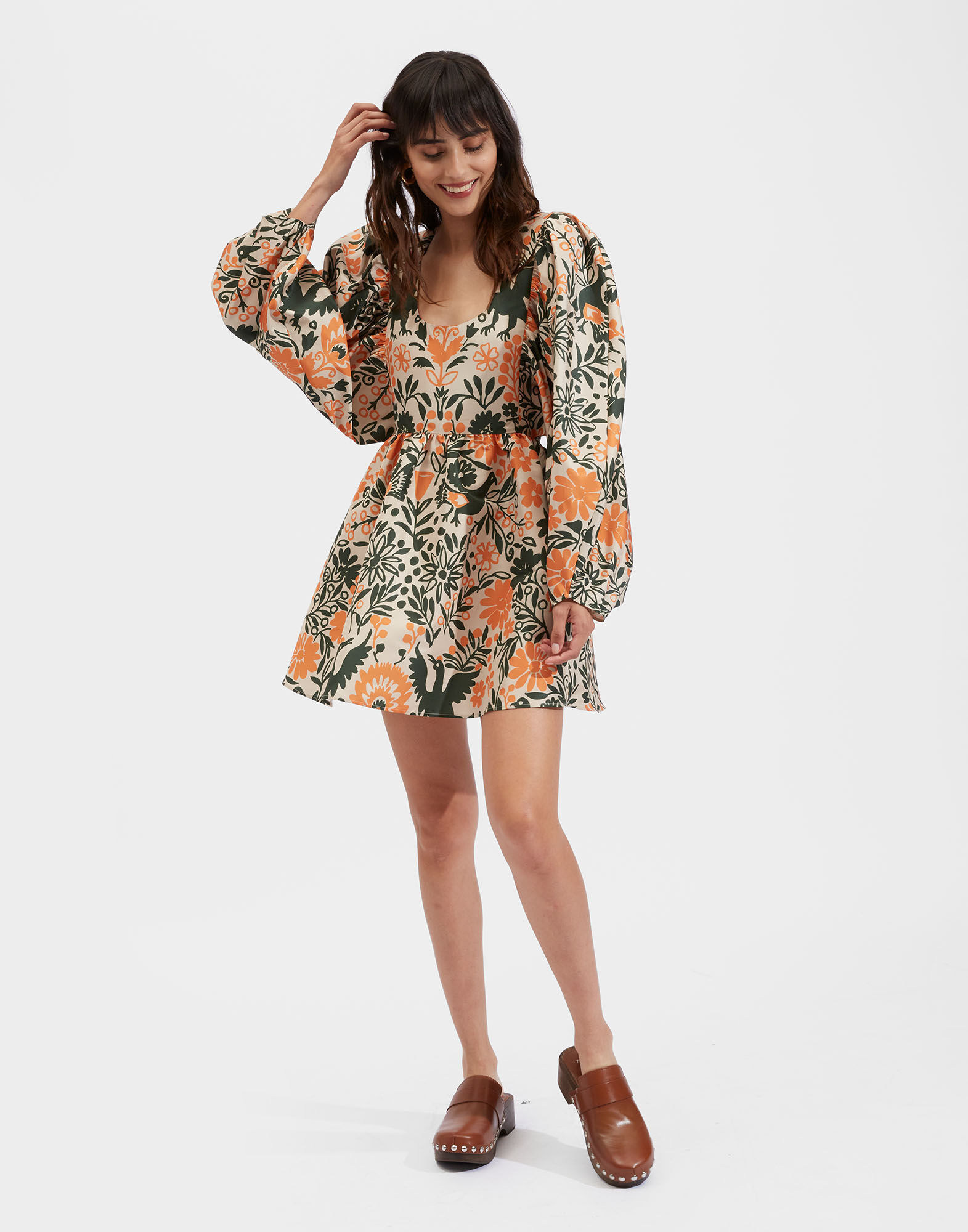 Dolly Dress La DoubleJ: Forest DRE0411FAI001