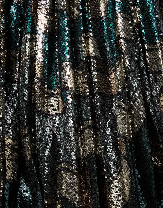 Moondance Knit Dress La DoubleJ: Frills Placée Dark Green Moondance Knit Dress La DoubleJ: Frills Placée Dark Green DRE1017KNI192