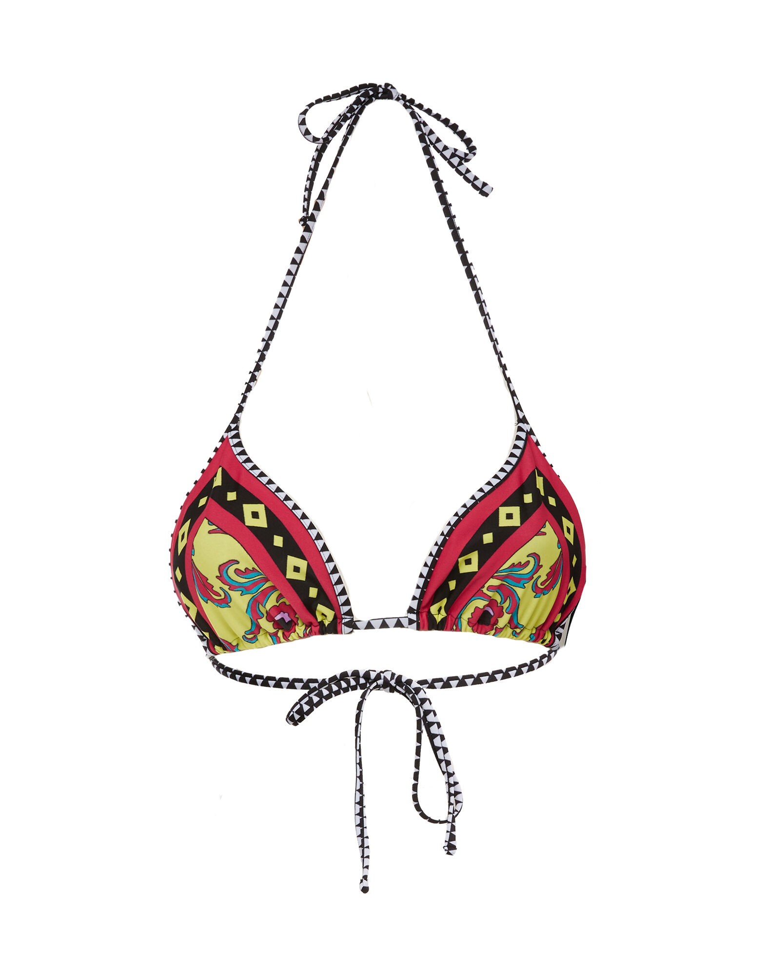 Triangle Bikini Top La DoubleJ: Cartwheel Giallo Triangle Bikini Top LaDoubleJ: Cartwheel Giallo SWI0032LYC003