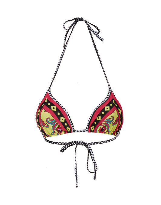 Triangle Bikini Top La DoubleJ: Cartwheel Giallo Triangle Bikini Top LaDoubleJ: Cartwheel Giallo SWI0032LYC003