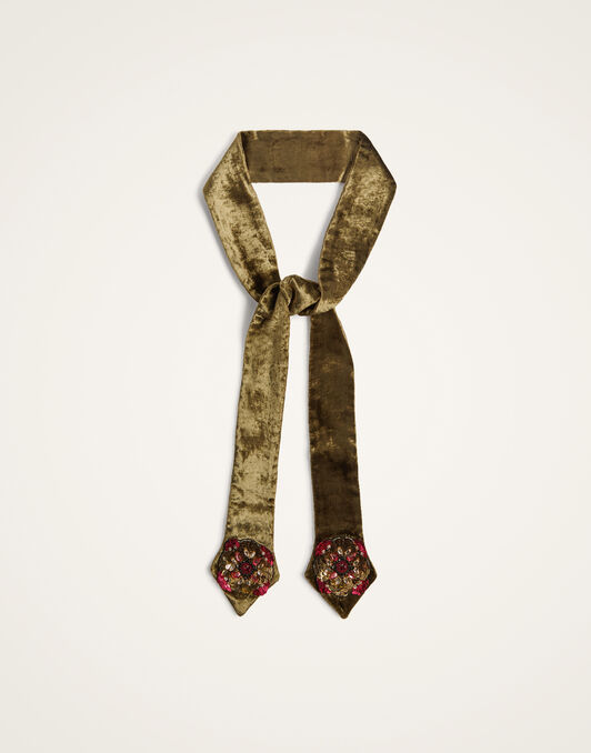 Ella 2-Ways Stole La DoubleJ: Solid Military Green Ella 2-Ways Stole La DoubleJ: Solid Military Green HEB0024VEL015