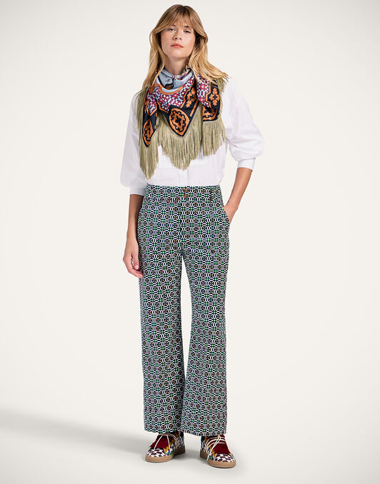 Hendrix Pants La DoubleJ: Byte Micro Green Hendrix Pants La DoubleJ: Byte Micro Green TRO0014VEL001