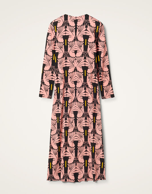 Long Sleeve Swing Dress La DoubleJ: Ali Rosa Long Sleeve Swing Dress La DoubleJ: Ali Rosa DRE0184VIS001