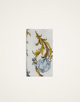 Large Napkins Set Of 2 La DoubleJ: Nymph Bloom Light Blue NAP0017LIN008