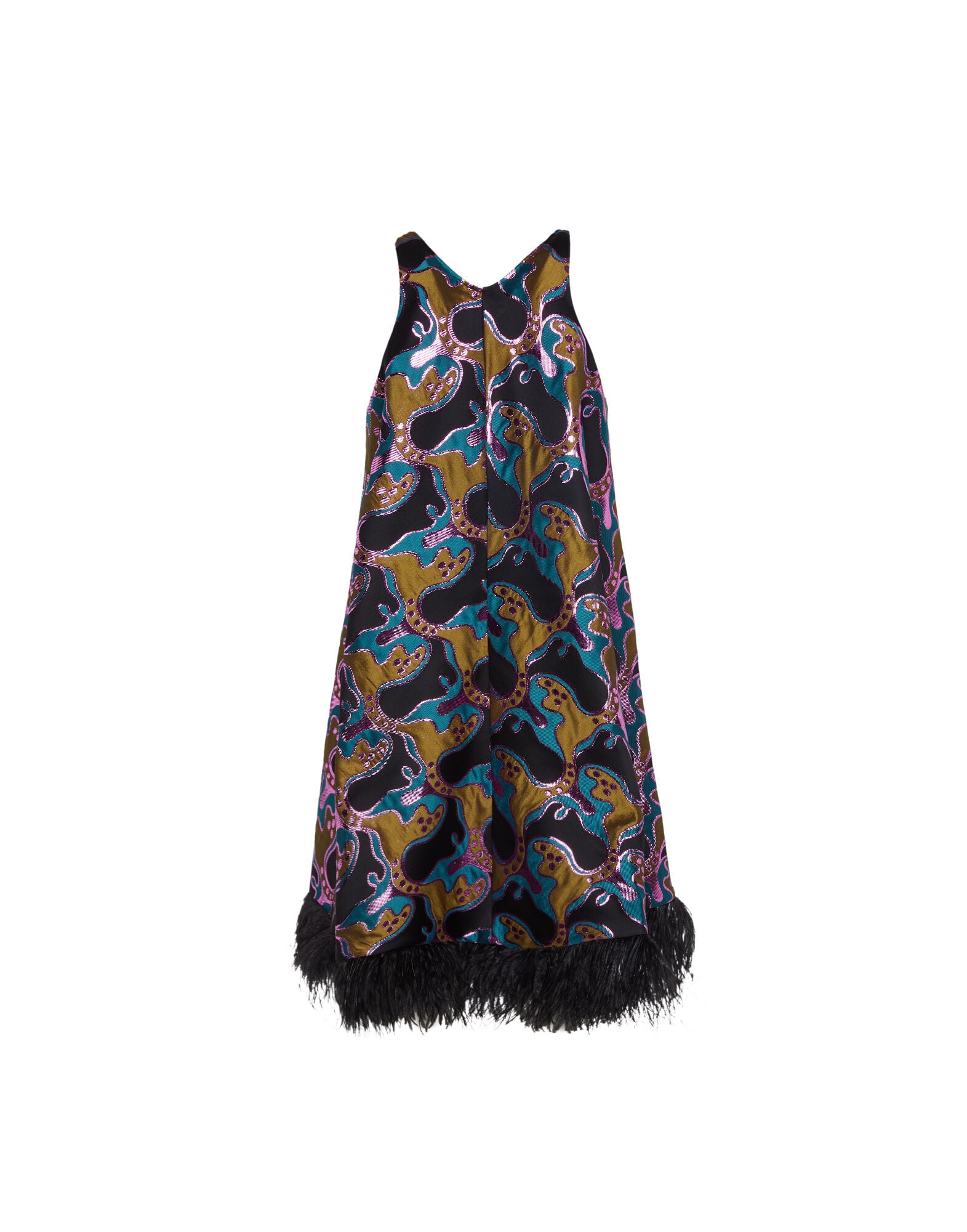 La Fenice Mini Dress La DoubleJ: Spritz Blue Petrol DRE0623JCQ040