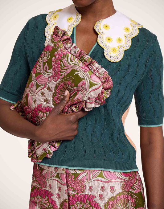 Hand Pochette La DoubleJ: Tulip Green BAG0059JCQ134