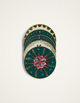 Mini Plates Set of 5 La DoubleJ: Flora and Fauna Multicolor SID0007CER001