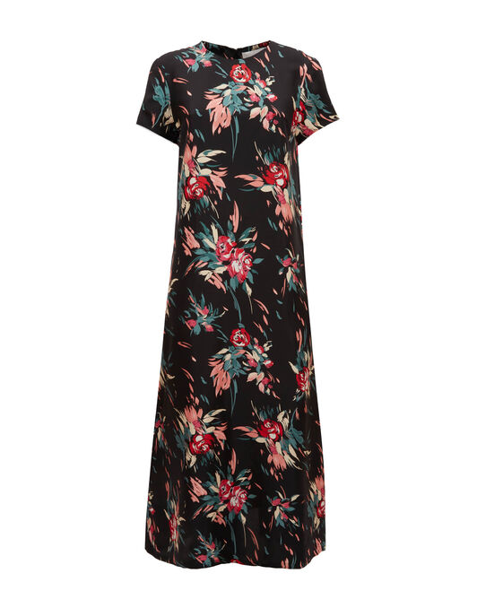 Swing Dress La DoubleJ: Breezy Black Swing Dress La DoubleJ: Breezy Black DRE0001SIL001