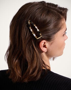 Crystals Hair Clip La DoubleJ: Solid Gold CLI0003BRA005