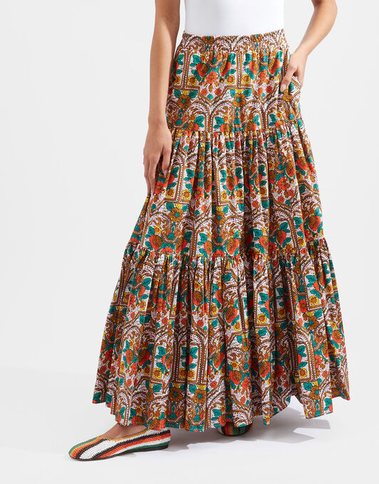Big Skirt La DoubleJ: Corte White SKI0001COT039